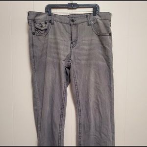 True Religion Ricky World Tour 44 Grey Jeans